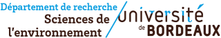 Département de recherche Sciences de l'environnement / Université de Bordeaux